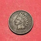 (1) Beautiful Antique 1904 Indian Head Cent/Penny VF-VERY FINE NICE DETAIL