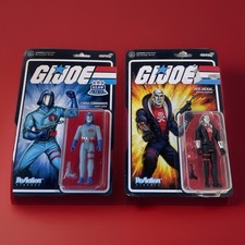 Red Jackal & Cobra Commander Glow in the Dark G. I. Joe Super 7 Reaction