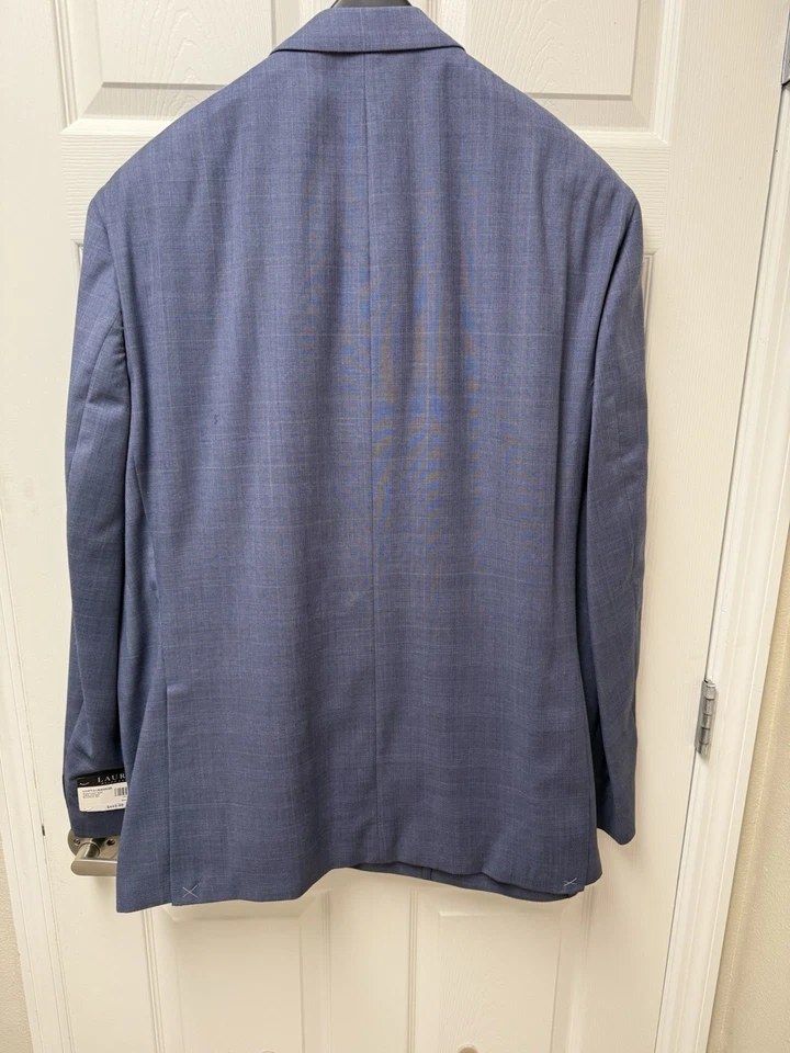 Traje Lauren Ralph Lauren Para Hombre 2 Piezas Azul Ventana, 54L Foto 3 de 4
