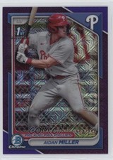 2024 Bowman Chrome Prospects Mega Box Purple Mojo Refractor Aidan Miller 0p0