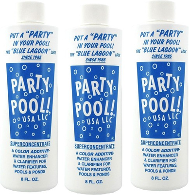 #ad 3 Pack Party Pool Color Additive Blue Lagoon $38.99