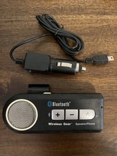 Wireless Bluetooth Car Handsfree Microphone Speaker Sun Visor for Cell Phone