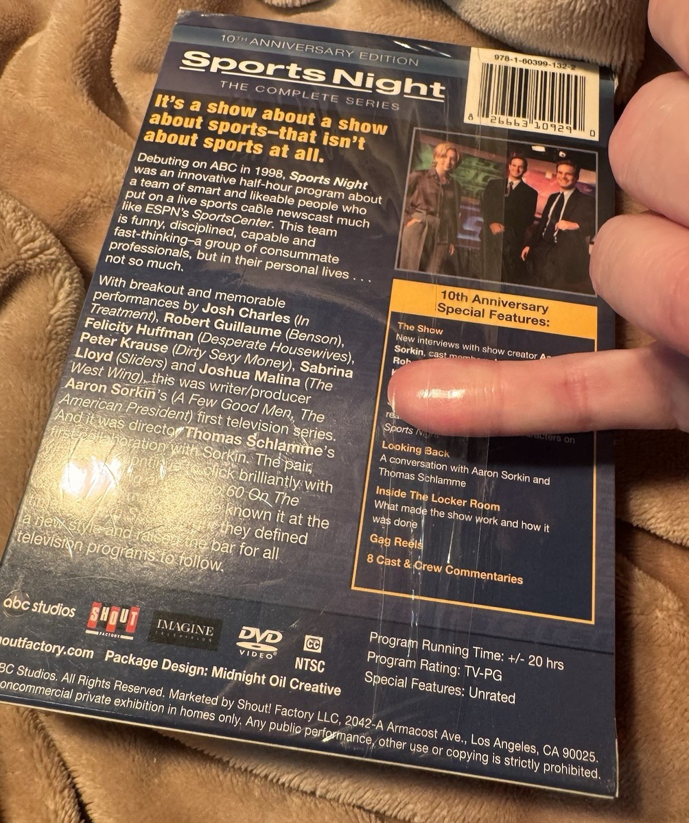 Sports Night- The Complete Series 10th Anniversary Edition