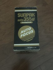 NIB Sunpak Auto 355AF Thyristor Flash Autofocus