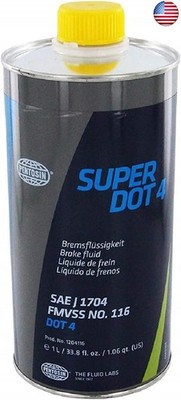 Pentosin 1204116 Corrosion Resistant Super Dot 4 Brake Fluid, 1 Liter, Pack of 1