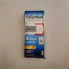 Clearblue Digital Pregnancy Test, Find Out 6 Days Sooner 2 tests, Exp 03/31/2028