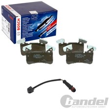 BOSCH BREMSBEL&Auml;GE + WARNKONTAKT HINTEN passend f&uuml;r C/E-KLASSE W204 W212 CLS W218