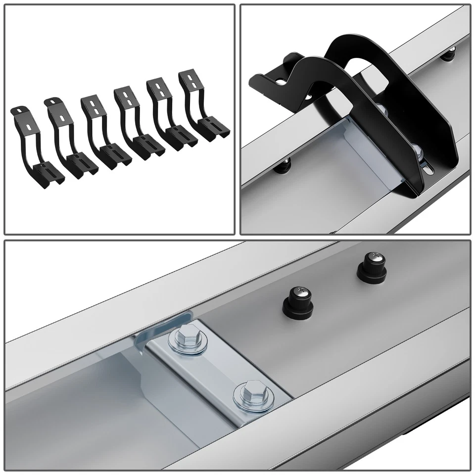 Para Toyota Tundra 07-21 CrewMax Cab 6.75" SS Escalón Lateral Nerf Bar estriberas Foto 4 de 4