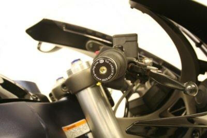 Embouts de guidon R&G RACING noir anti-vibration pour Buell 1125R