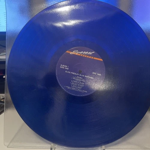 Elvis Presley: Blue Rhythms - 1984 - Album BLUE Vinyl