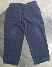 IZOD Men's Chino Dark Navy Blue Corduroy Pants Mid-Rise Size 38x30