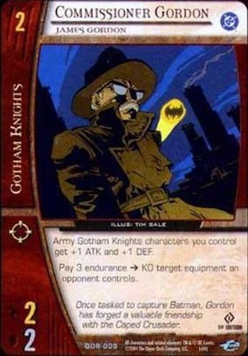 Commissioner Gordon, James Gordon - DC Origins - Vs System