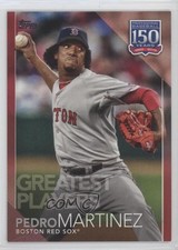 2019 Topps 150 Years of Professional Baseball Red 9/10 Pedro Martinez HOF 13iq