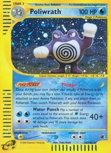 Poliwrath - 24/165 - Pokemon Expedition Holo Rare Card MP