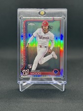 2025 Topps Chrome - James Wood #132 Refractor (RC)