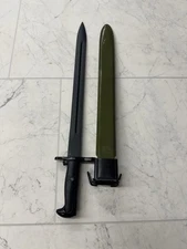 M1 Garand Bayonet With Its Scabbard Flaming bomb