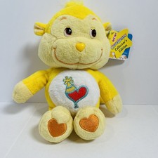 Care Bear Cousins 8" Collector's Playful Heart Monkey 2004 New with Tags Yellow