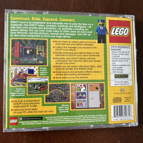 Lego PC CD Rom Lot LEGO Loco 1998 Windows 95 98 Lego Creator 1998 - Bild 9 von 9