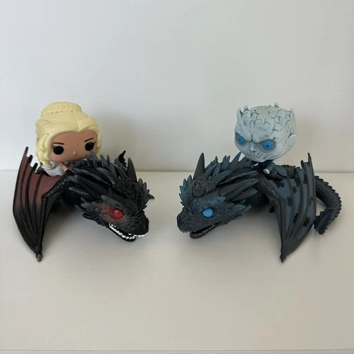 Funko Pop Game Of Thrones Dragon And Rider Lot Of 2 No Box