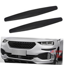 2 PCS Bumper Guard Strip, Car Bumper Guard, Front Bumper Decorative Strip Black