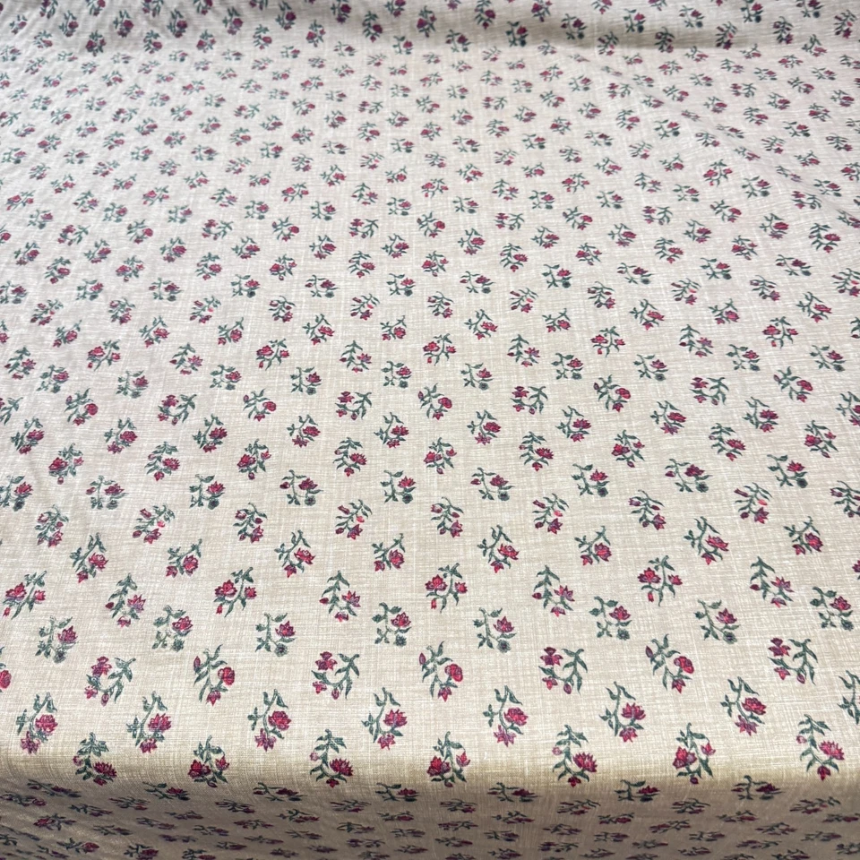 Tela de tapicería williamsburg beige rojo floral wetherburn 52x72 2 yardas 1444-1 Foto 2 de 4