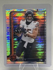 2025 Topps Chrome Football - Cole Kmet #51 Pulsar Refractor. Chicago Bears