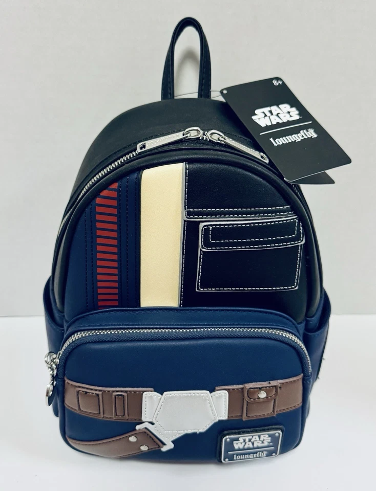 Mini Mochila y Cartera Disney Loungefly Star Wars Rebel Han Solo Nueva con Etiquetas Foto 3 de 4
