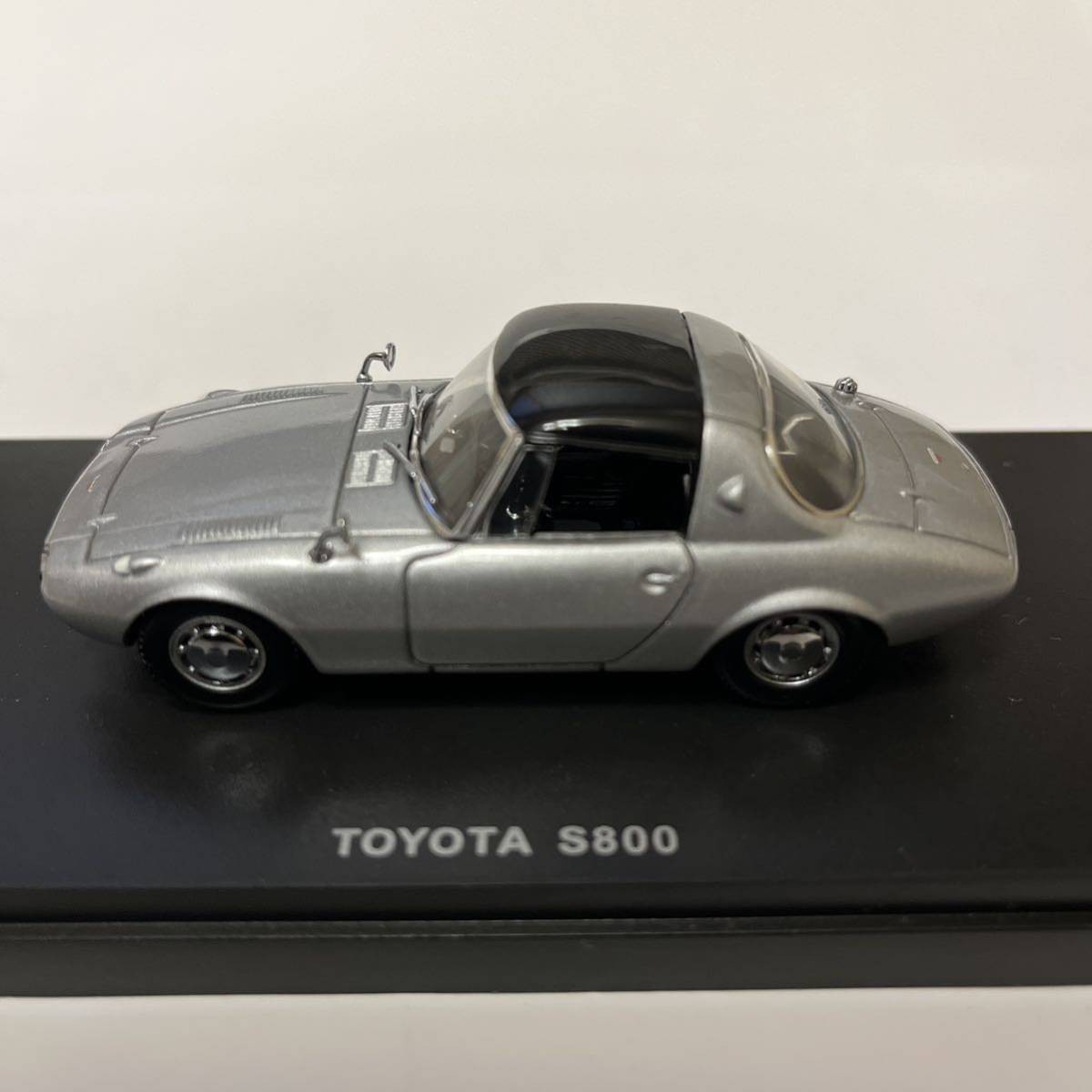 Miniature Kyosho 1/43 - Toyota Sports 800 S800 Silver, état Neuf Avec Boîte