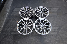 New Set Of 4 Rims Wheels 20 Inch 20 9.0j 5x112 35 Jdm Hyper Black Jdm Style