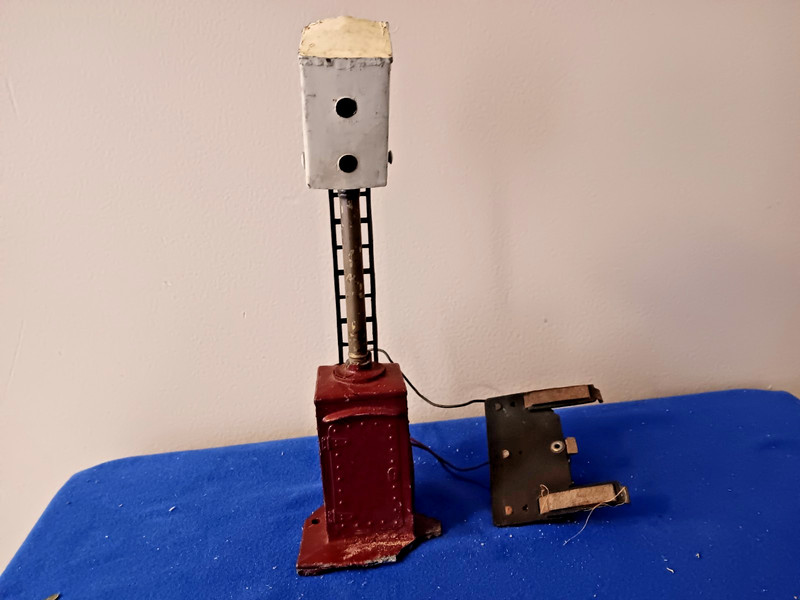 Antique Lionel Train Control Signal, O Gauge, No. 078, 1917 Patent, Parts Repair