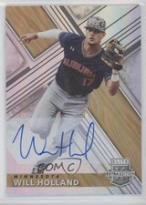 2019 Panini Elite Extra Edition Auto Will Holland #55 Auto 2o7