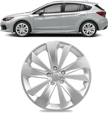 Fit 17-23 Subaru Impreza 16" Silver 28811FL010 Style Hub Cap Wheel Cover Hubcap