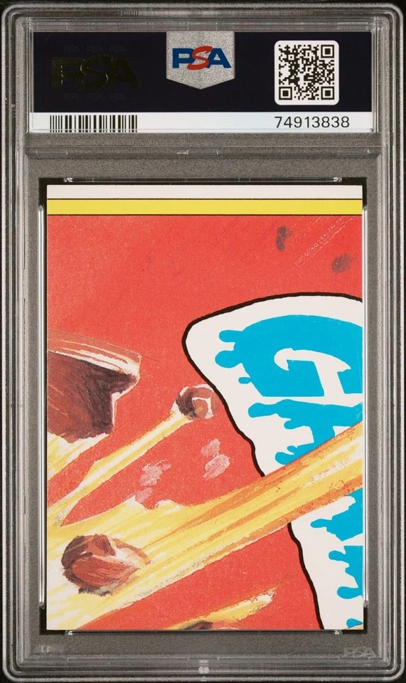 1986 Garbage Pail Kids OS6 Bernie Burns 231b PSA 10 GEM MINT-RARE GEM CARD!! - Image 2 of 2