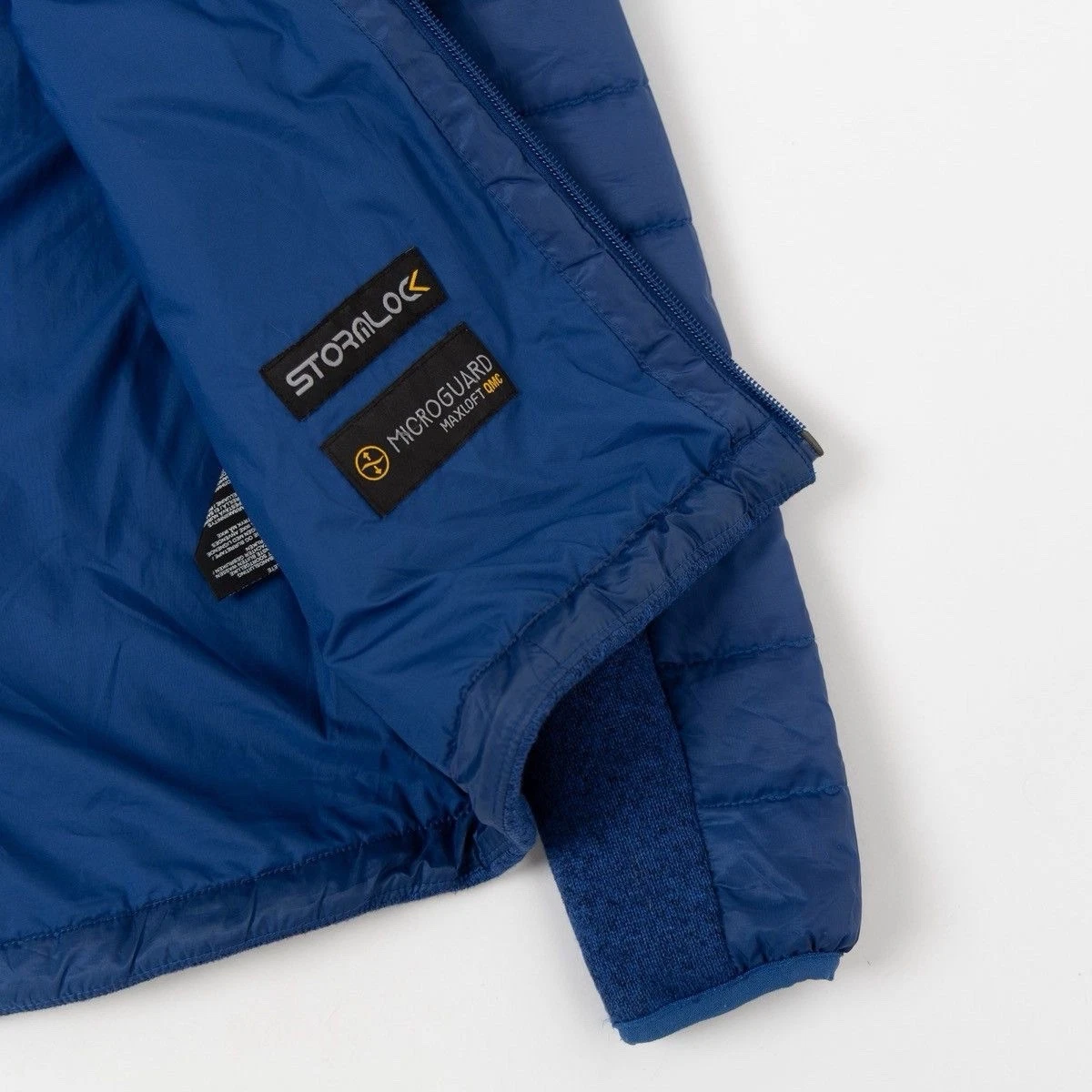 Jack Wolfskin Women's Hybrid Quilted Jacket Stormlock Blue Size XS / 34 Excellent! image 8