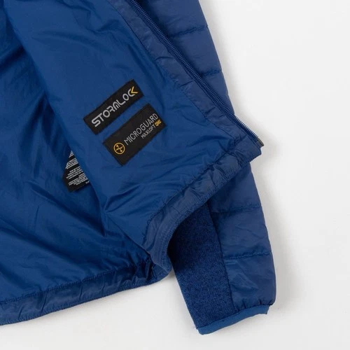 Jack Wolfskin Women's Hybrid Quilted Jacket Stormlock Blue Size XS / 34 Excellent! image 8