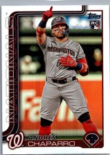 2025 Topps Andres Chaparro #167 Washington Nationals