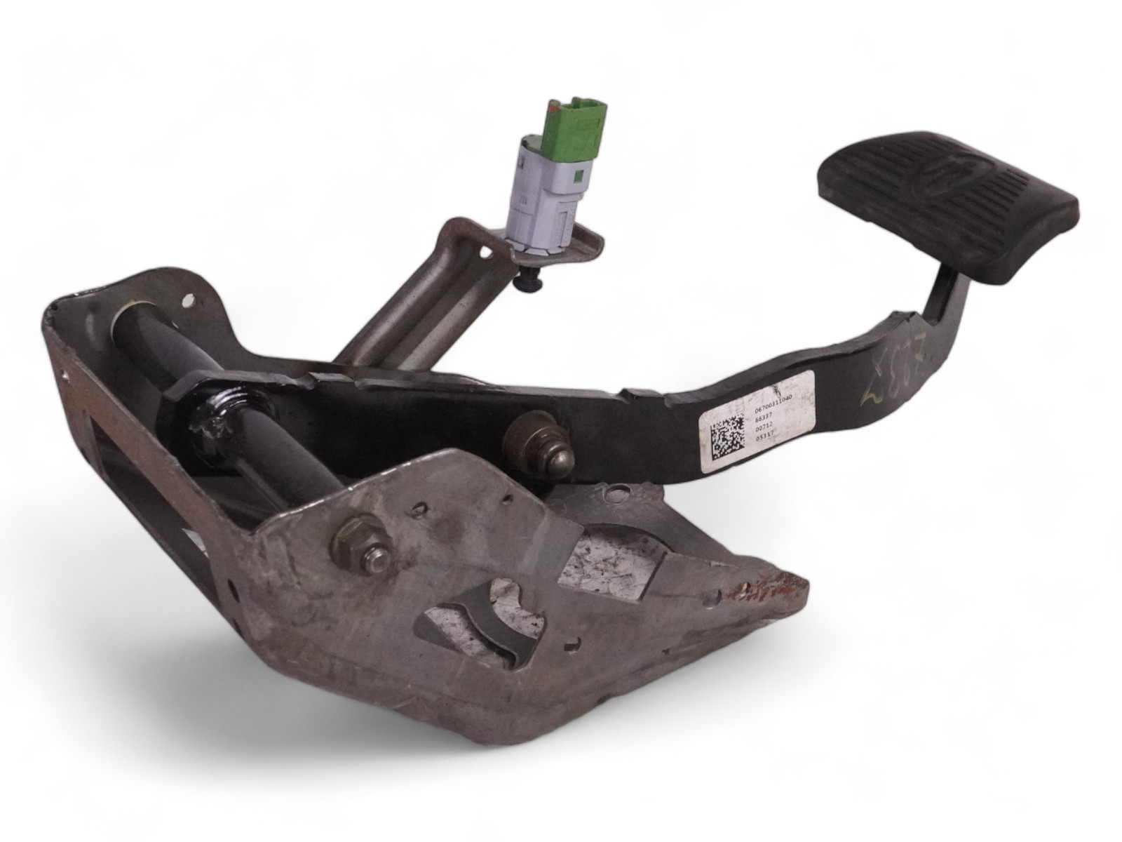 2014 - 2017 MASERATI GHIBLI S Q4 M157 PEDAL BRAKE STOP FOOT W PAD BRACKET OEM