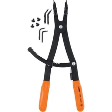Lang 1486 Heavy Duty External Retaining Ring Pliers, 0.038" Tip, 6-3/4" Long