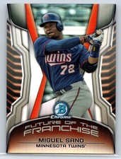 2014 Bowman Chrome Draft Miguel Sano Rookie Future of the Franchise RC #FF-MS