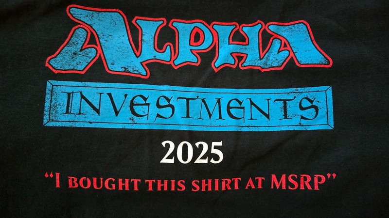 YouTube - Alpha Investments Branded T-Shirts Logo - Rudy The Magic Guy YouTube