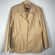 Vintage Y2K Beige Tan Women s  Blazer Jacket ...