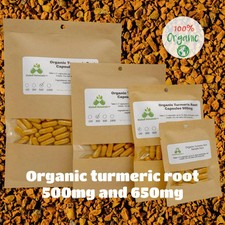 USDA Organic Turmeric Root Curcumin Capsules