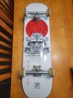 Primitive Rodriguez Complete Skateboard Wood Deck Samurai Graphic White/Red — photo 1