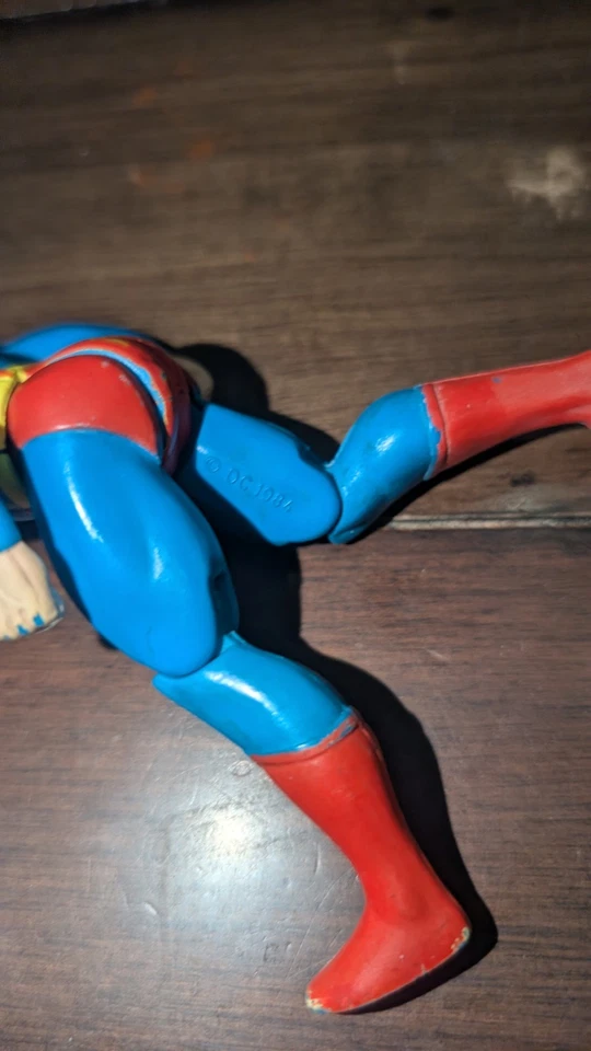1984 Kenner Super Powers DC Экшн-фигурка Супермена с Плащом!! - Изображение 3 из 3