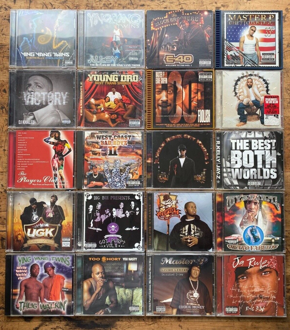 Dee Jay P Gangsta Mix Volume One Azzholez Elbows CD 2000 Promo Rap Hip Hop