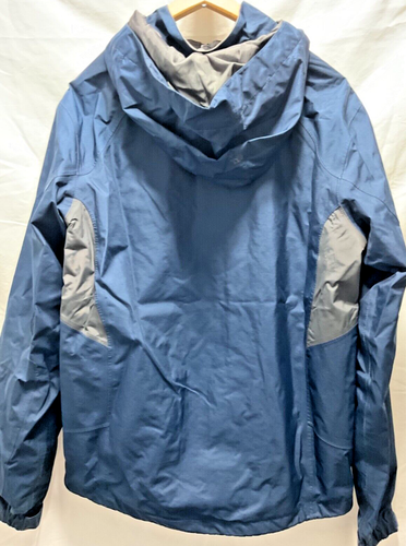 EDDIE BAUER Weatheredge Falcon Logo Blau Allwetter Zip Hoodie Jacke Herren (M) - Bild 4 von 24
