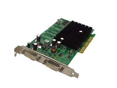 LEADTEK GeFORCE FX 5200 64MB DDR SDRAM AGP GRAPHICS CARD DUAL DVI #GK9830