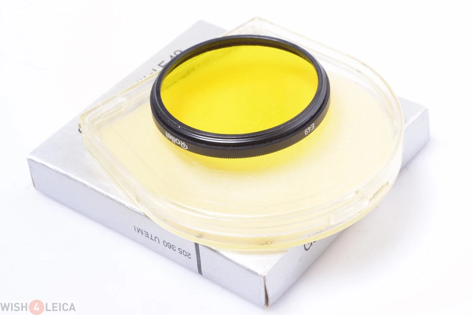 ✅ 1 ROLLEI ROLLEIFLEX E49, 49MM MIDDLE, MEDIUM YELLOW FILTER SL35 CAMERA MINT - Image 4 of 4