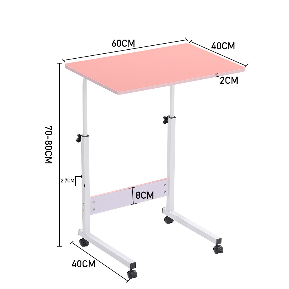 Adjustable Height Over Bed Table Tray Mobility Aid Chair Computer PC