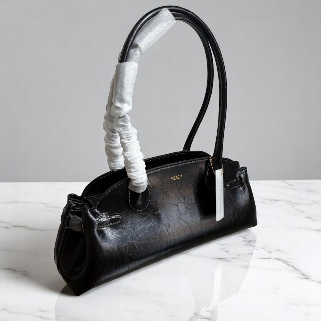 COACH EMPIRE CARRYALL ショルダーバッグCAM03黑 COACH CAM03 Empire Carryall Bag 34 Shoulder Bag Black NEW